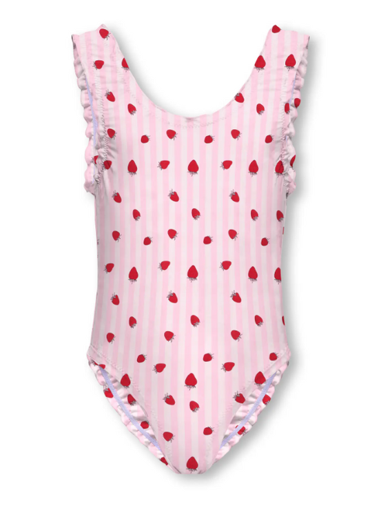 Only Mini Summer Life Swimsuit - Romance Rose Strawberry