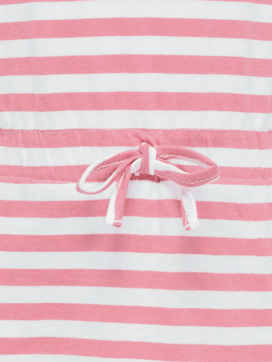 Only Mini May Life SS Dress - Romance Rose/Cloud Dancer