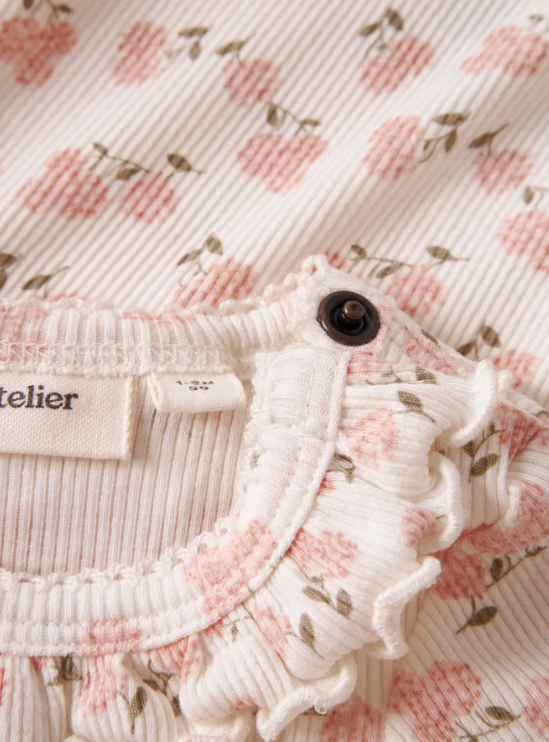 Lil Atelier Gago Kis Slim Body - Coconut Milk/Hydrangea