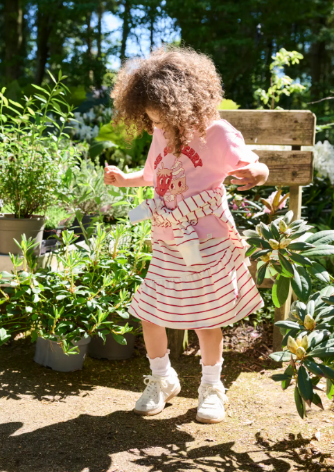 Only Mini Belinda Life SS Tee - Romance Rose Delicious