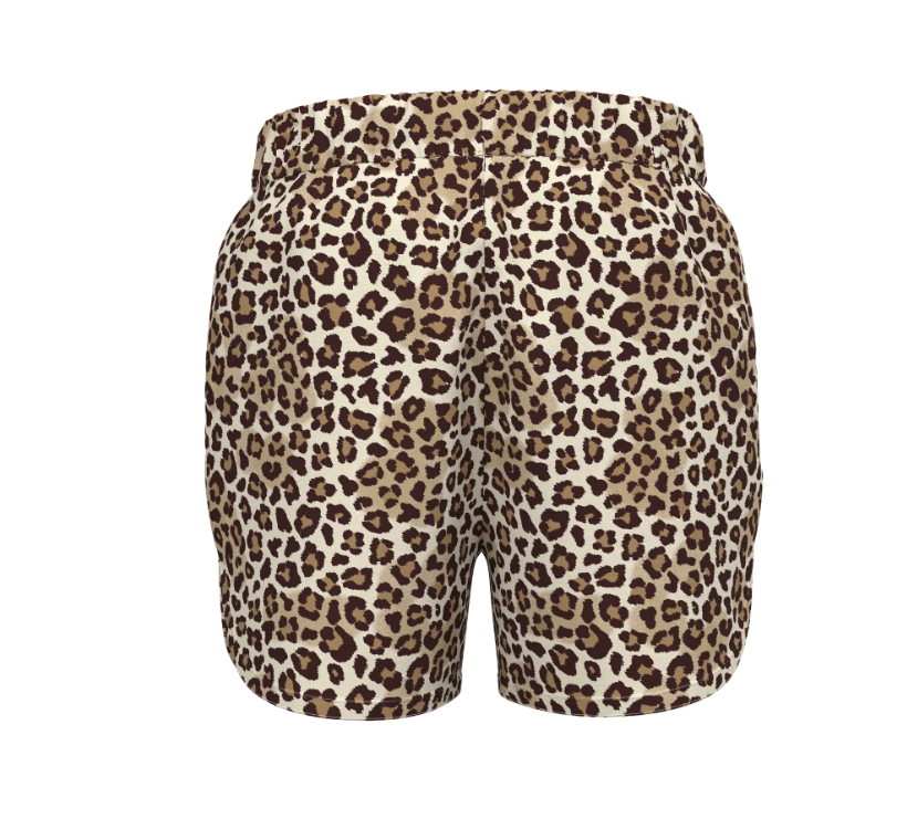 Name It Vinaya Shorts - Turtledove/Leopard