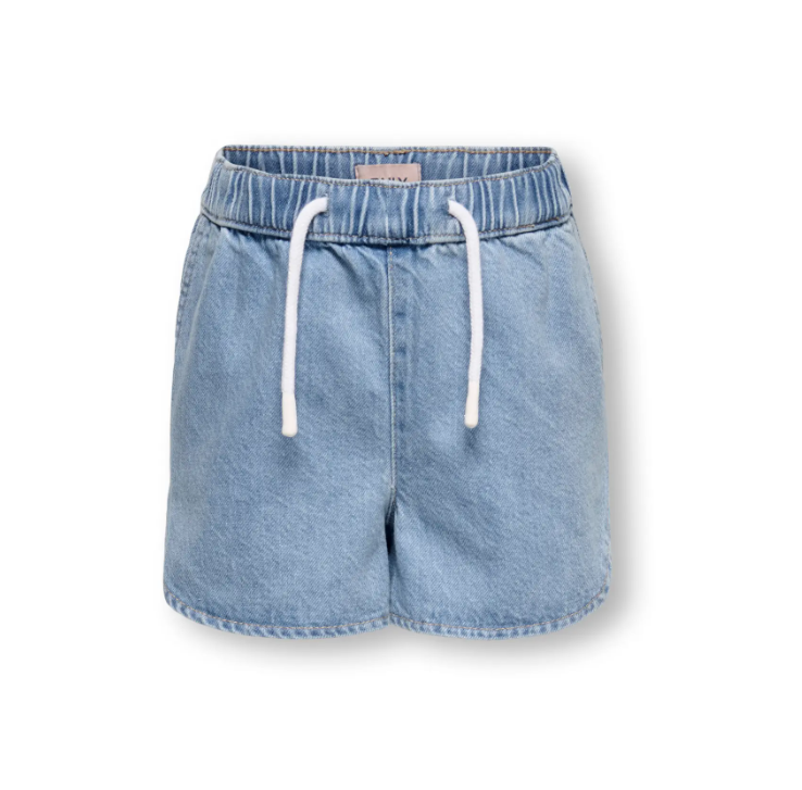 Only Mini Pierce Denim Shorts - Light Blue Denim