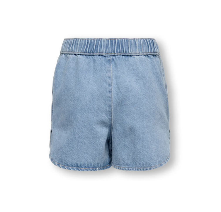 Only Mini Pierce Denim Shorts - Light Blue Denim