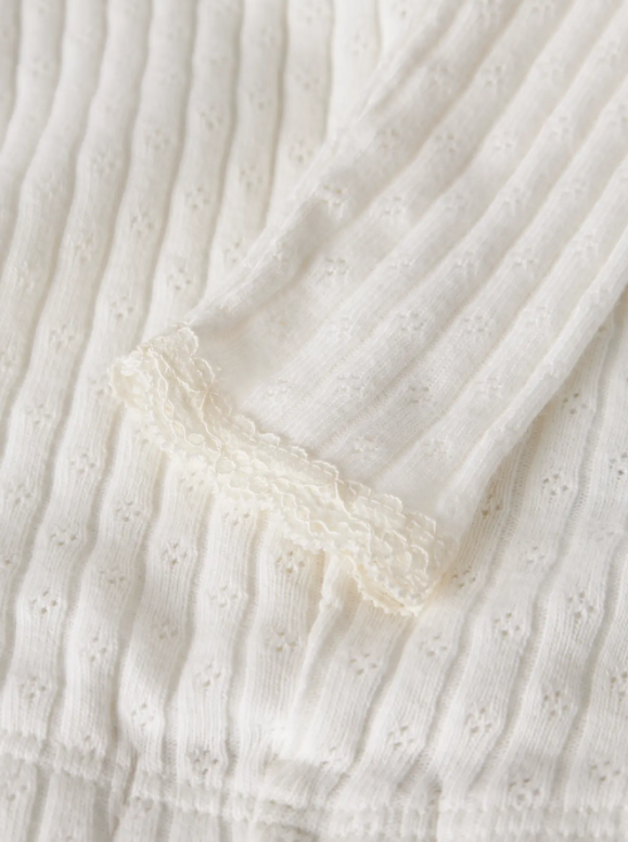 Lil Atelier Haldis Slim Leggings - Coconut Milk