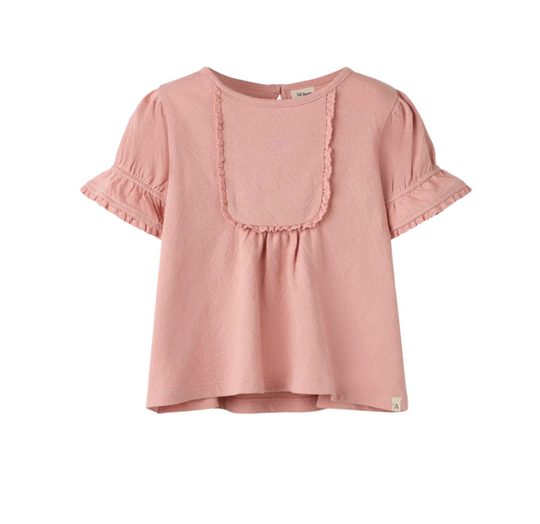 Lil Atelier Halina SS Top - Rose Tan
