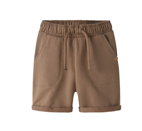 Lil Atelier Omas Sweat Shorts - Coca Mocha