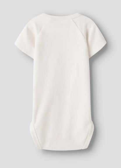 Lil Atelier Lalo Tab SS Body - Coconut Milk