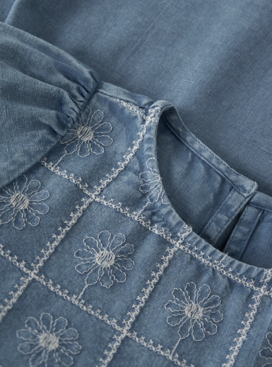 Name It Herta SS Dress - Faded Denim