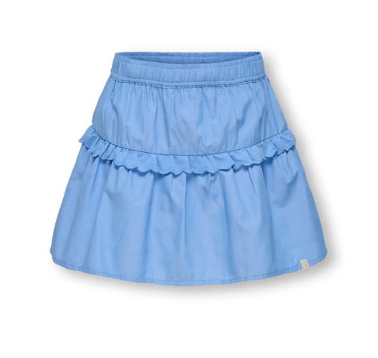 Only Mini Clare - Ruffle Skort - Cornflower Blue