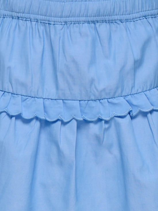 Only Mini Clare - Ruffle Skort - Cornflower Blue