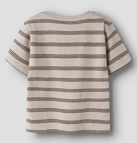 Name It Voby - SS Top - Chateau Gray/Chestnut