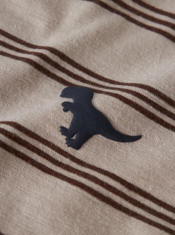 Name It Voby - SS Top - Chateau Gray/Chestnut