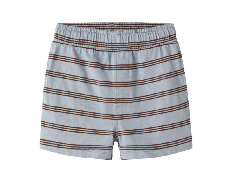 Name It Voby - Sweat Shorts - Blue Fog/Chestnut