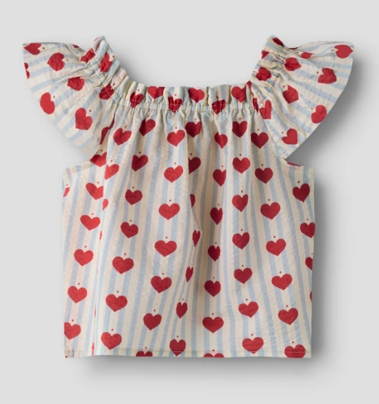 Name It Hulla - SS Top - Pearl Blue