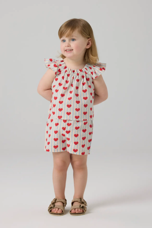 Name It Hulla - SS Top - Pearl Blue