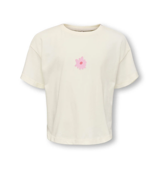 Only Mini Vacay - Life SS Loose Tee - Tofu Palm