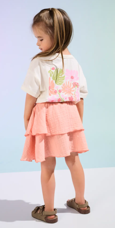 Only Mini Vacay - Life SS Loose Tee - Tofu Palm