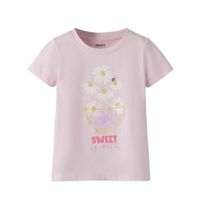 Name It Joline - SS Top - Cradle Pink