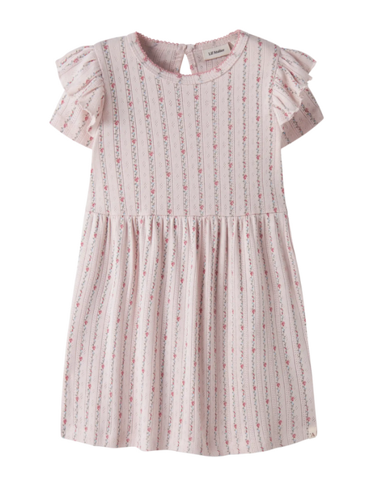 Lil Atelier Rachello - Duna SS Dress - Morganite/Flower