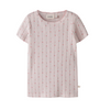 Lil Atelier Rachello - Dap SS Slim Top - Morganite/Flower