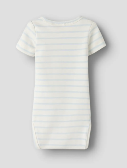 Lil Atelier Geo - Apa SS Slim Body - Coconut Milk/Plein Air