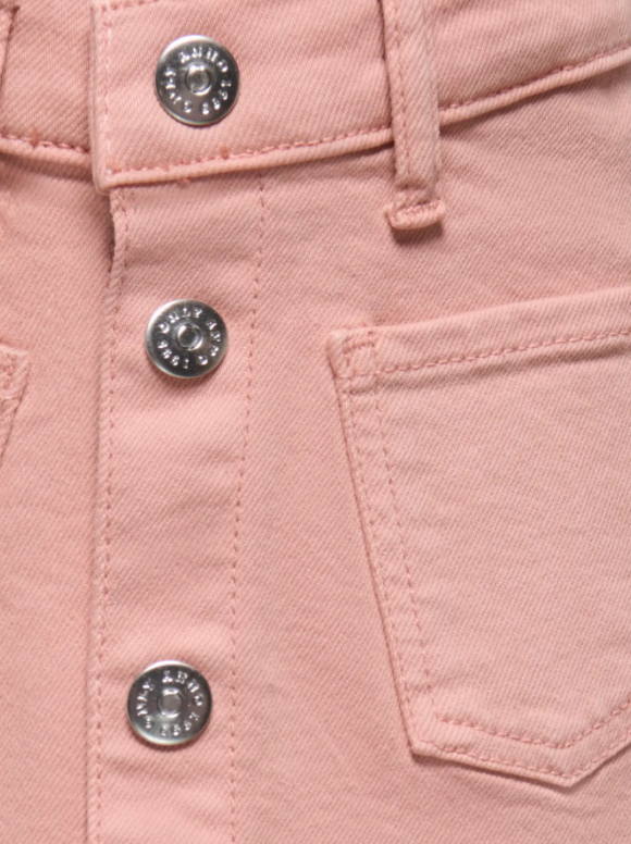 Only Mini Amazing - Col Skirt Tai Denim - Misty Rose