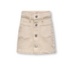 Only Mini Amazing - Col Skirt Tai Denim - Oatmeal