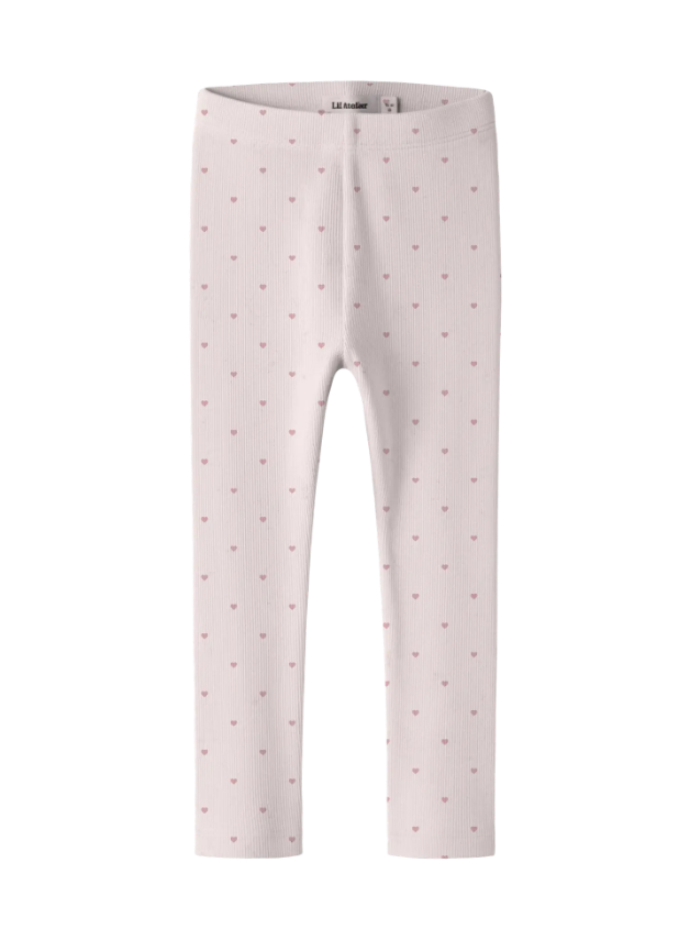 Lil Atelier Gago - Slim Leggings NOOS - Hushed Violet/Heart