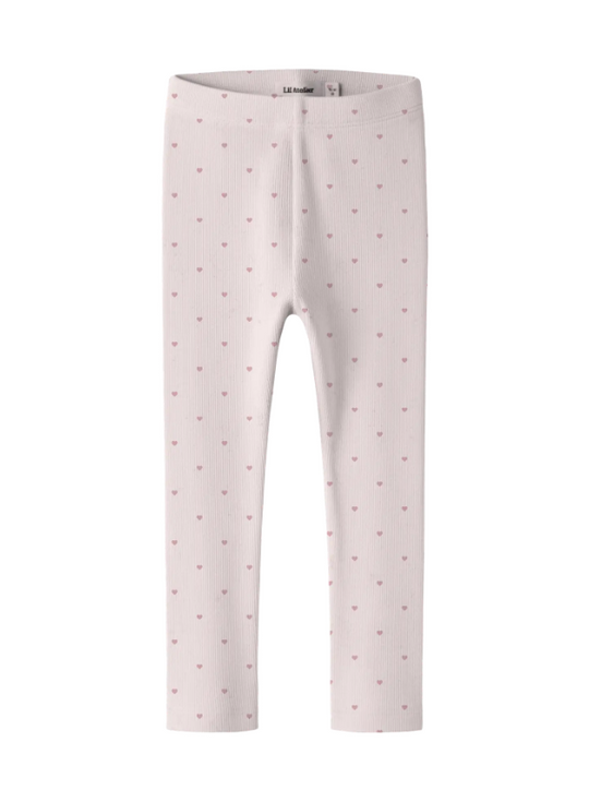 Lil Atelier Gago - Slim Leggings NOOS - Hushed Violet/Heart