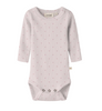 Lil Atelier Gago - LS Slim Body NOOS - Hushed Violet/Heart