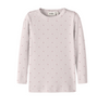 Lil Atelier Gago - LS Slim Top NOOS - Hushed Violet/Heart