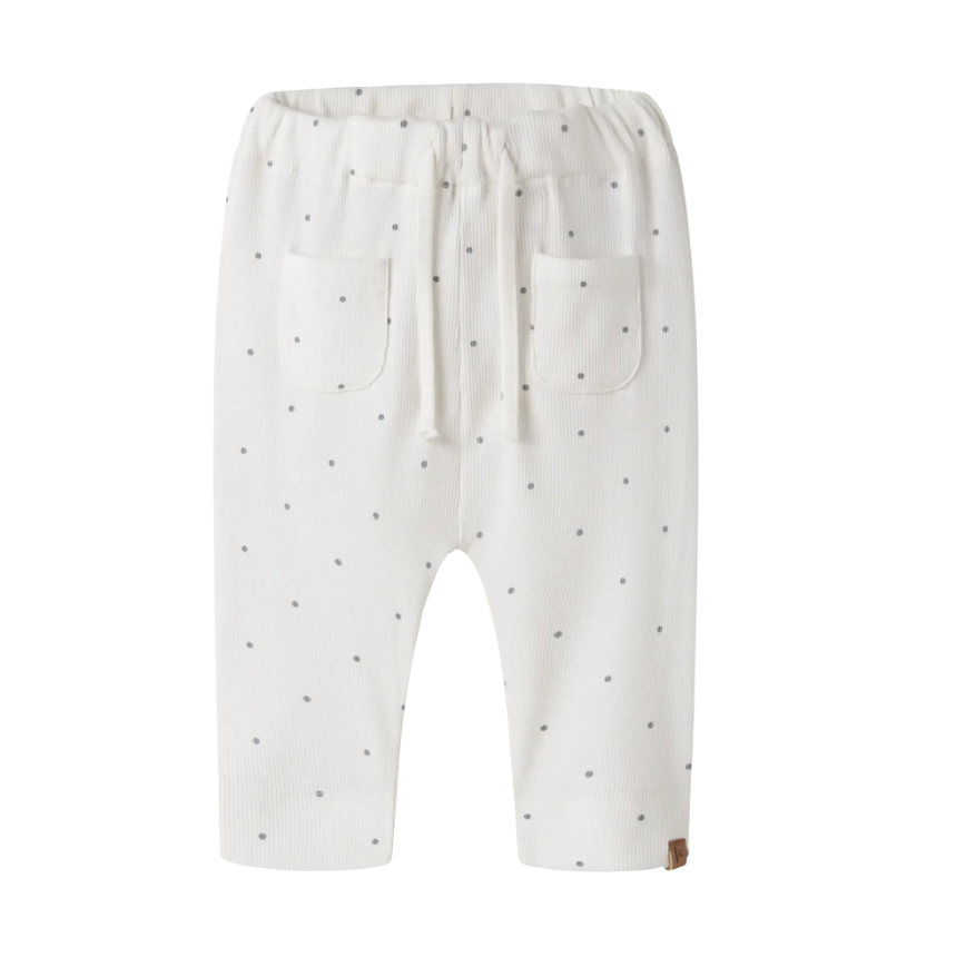Lil Atelier Gago - Kem Loose Pants - Coconut Milk/Dot