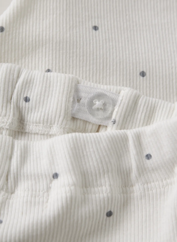 Lil Atelier Gago - Kem Loose Pants - Coconut Milk/Dot