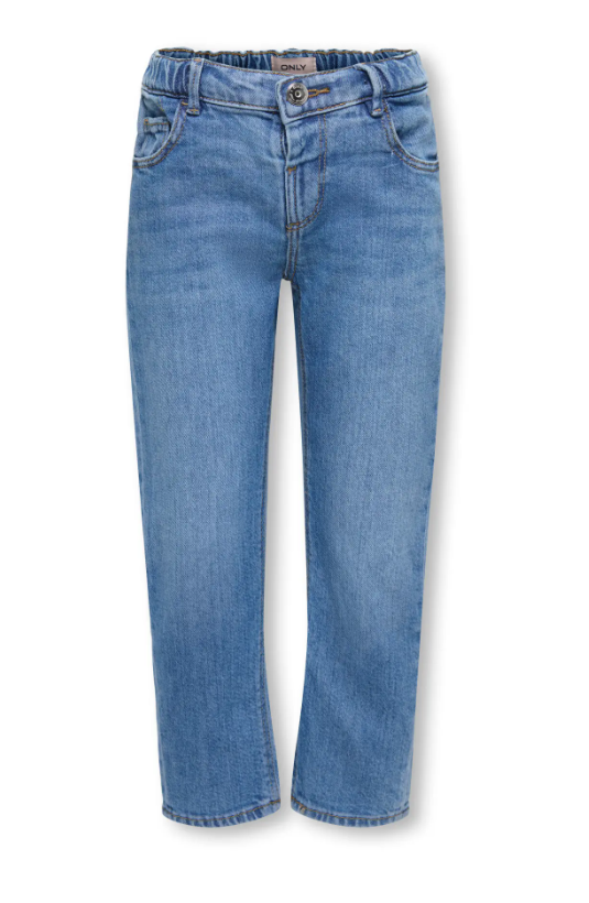 Only Mini Valentine - Straight Jeans -  Medium Blue Denim