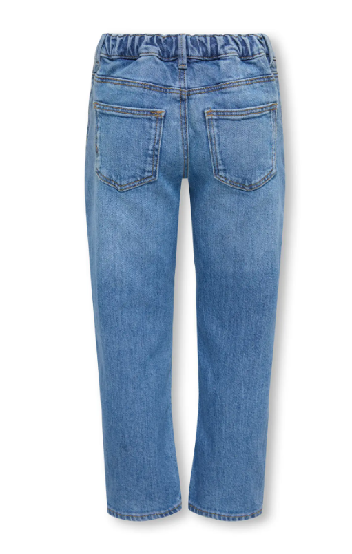 Only Mini Valentine - Straight Jeans -  Medium Blue Denim