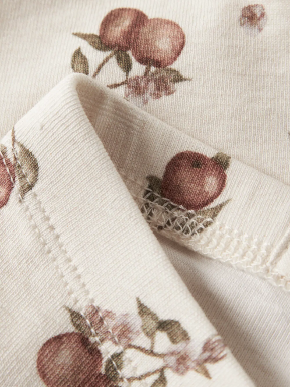 Lil Atelier Gayo - Sig Slim Leggings - Turtledove/Apple