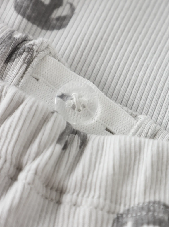 Lil Atelier Lavo - Emi Loose Pants - Glacier Gray/Elephant