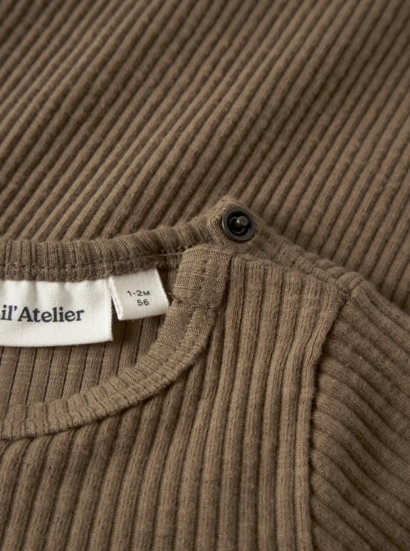 Lil Atelier Rajo - Mab LS Slim Body - Kangaroo