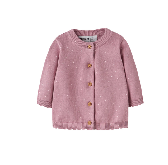 Name It Ladot - LS Knit Cardigan - Lilas