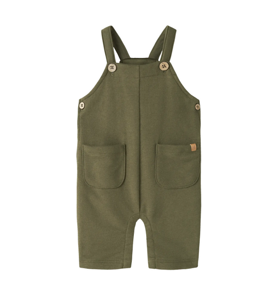Lil Atelier ILondon - Ran Loose Sweat Overall - Winter Moss