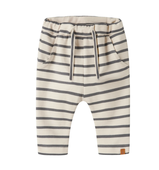 Lil Atelier Limia - Lin Loose Pants - Turtledove/Poppy Seed