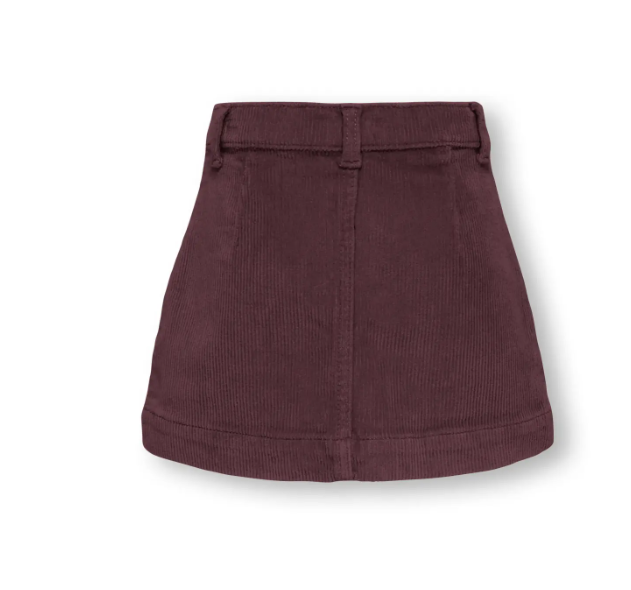Only Mini Amazing - Global Cord Skirt - Fudge
