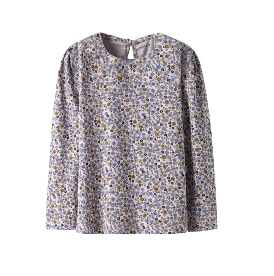 Name It Tuline Slim Top - Lilac Marble