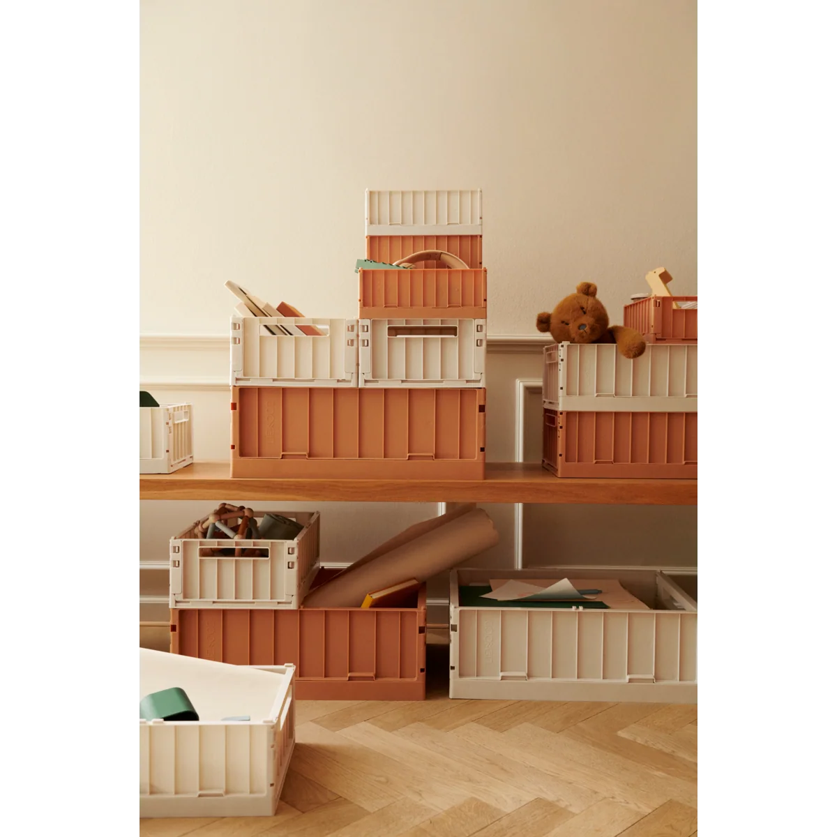 Liewood Weston - Storage Box M 2-pack Sandy