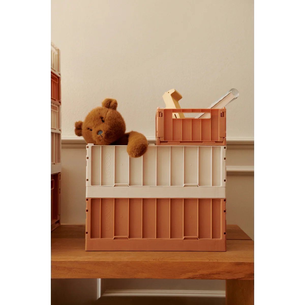 Liewood Weston - Storage Box M 2-pack Sandy