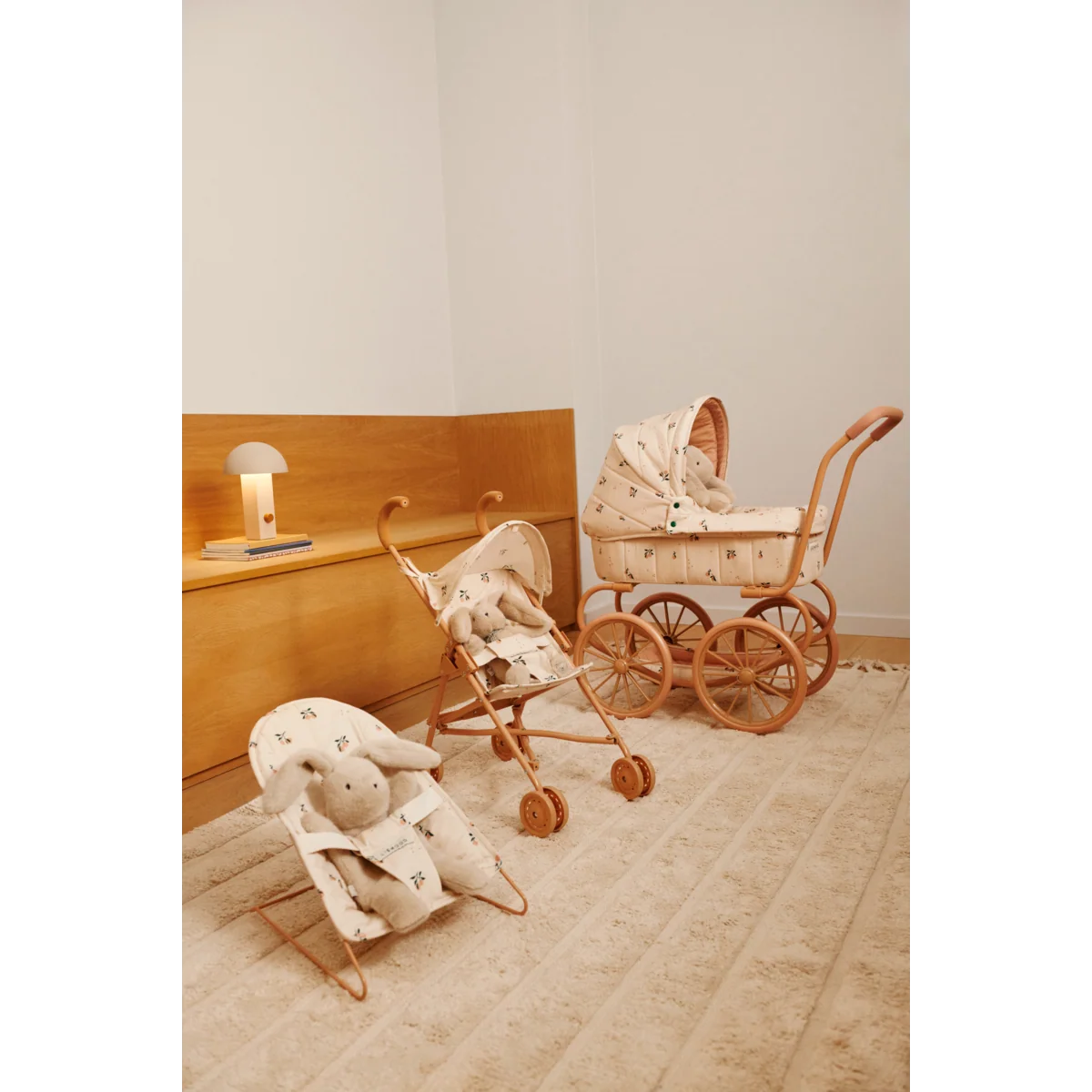 Liewood Adaline - Doll Pram - Peach / Sea Shell