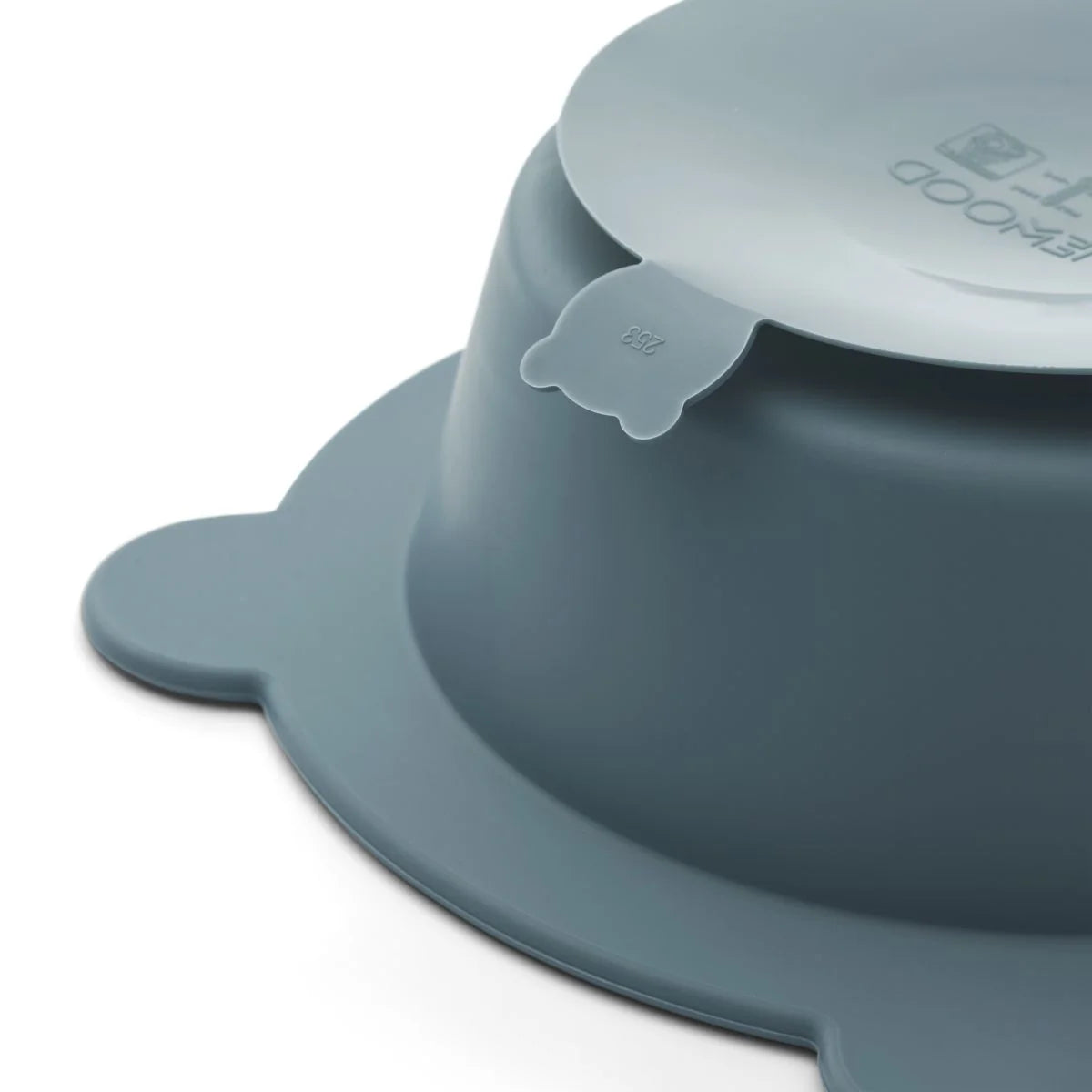 Liewood Peony - Suction Bowl - 2-pack - Sea Blue / Whale Blue