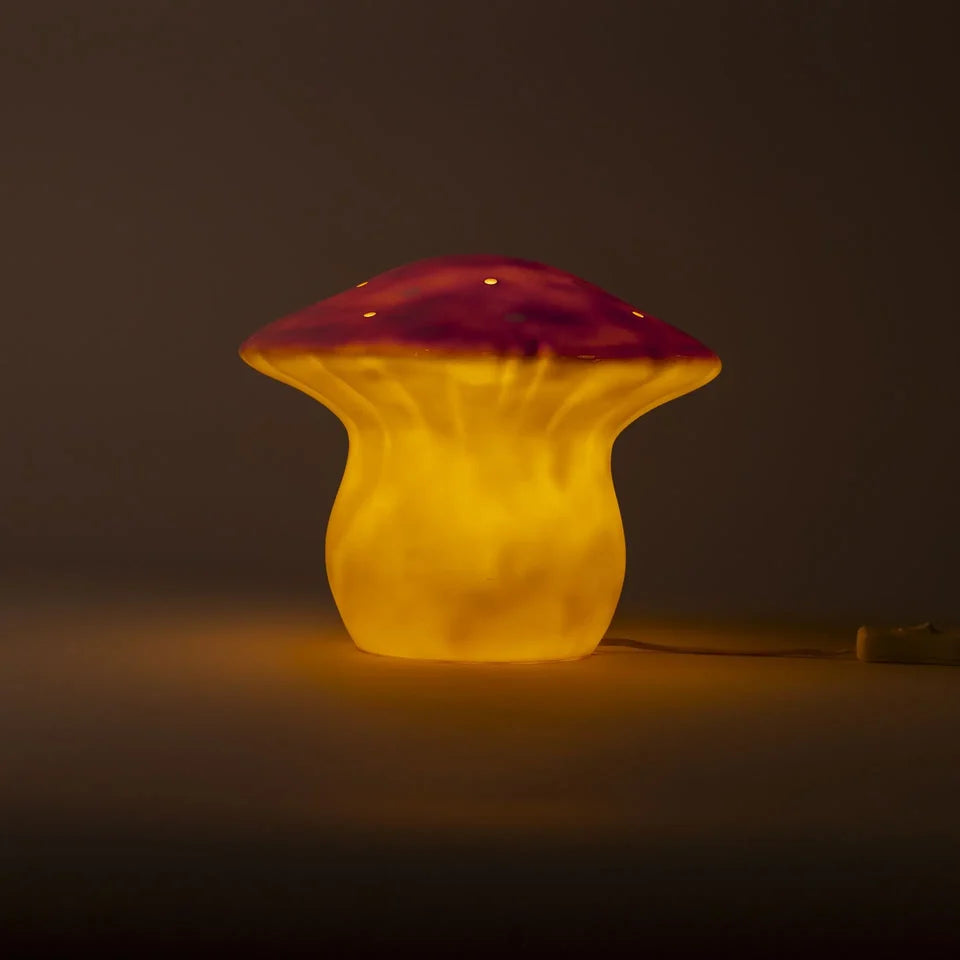 Heico Lamper - Mellem Svampelampe - Vintage Pink