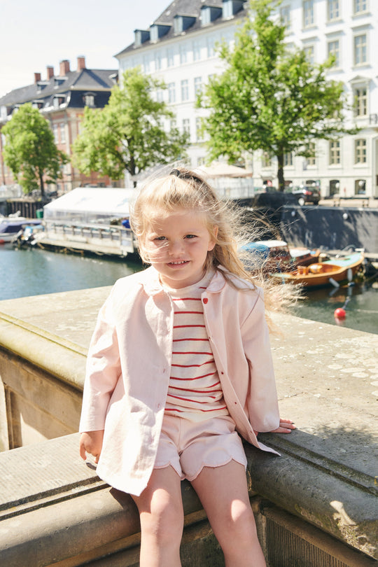Copenhagen Colors Twill Shorts - Dusty Rose