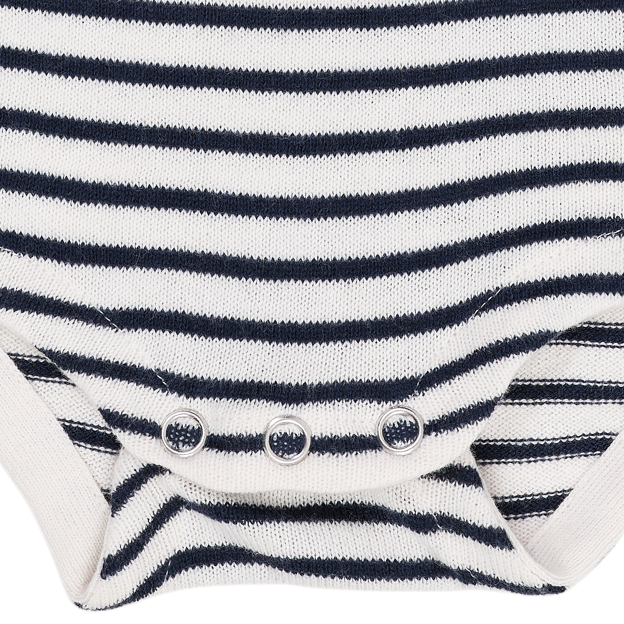 Copenhagen Colors Strik Body med Striber - Cream/Navy
